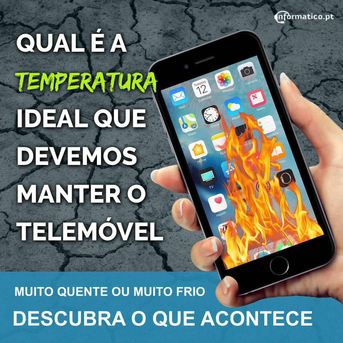 Temperatura ideal para manter o smartphone