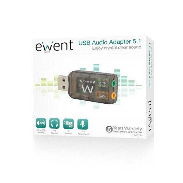 Adaptador de audio EWENT - externo