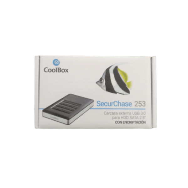 Caixa Disco Externo COOLBOX SecurChase 253 2.5′ SATA USB 3.0