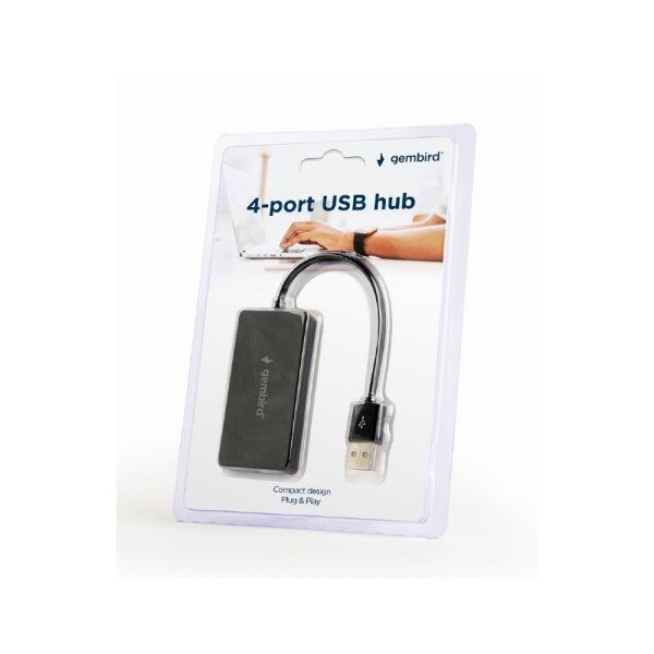 HUB USB GEMBIRD UHB-U2P4-04 com 4 portas