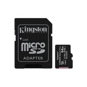 Cartão Micro SD 64GB – KINGSTON CANVAS