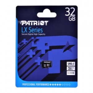 Cartão Micro SD 32GB – PATRIOT LX SERIES UHS-I