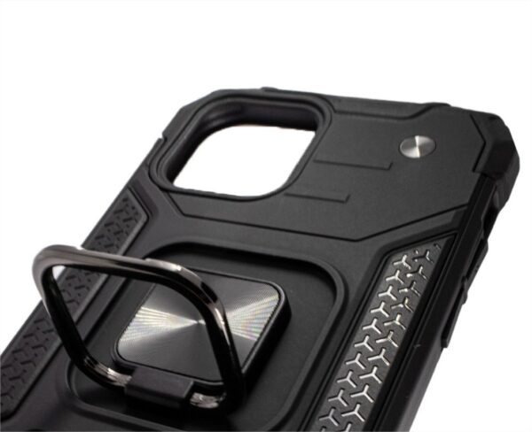 Capa Antigolpe Armor-Case iPhone 12 Pro con Imán y Soporte de Anilla 360º
