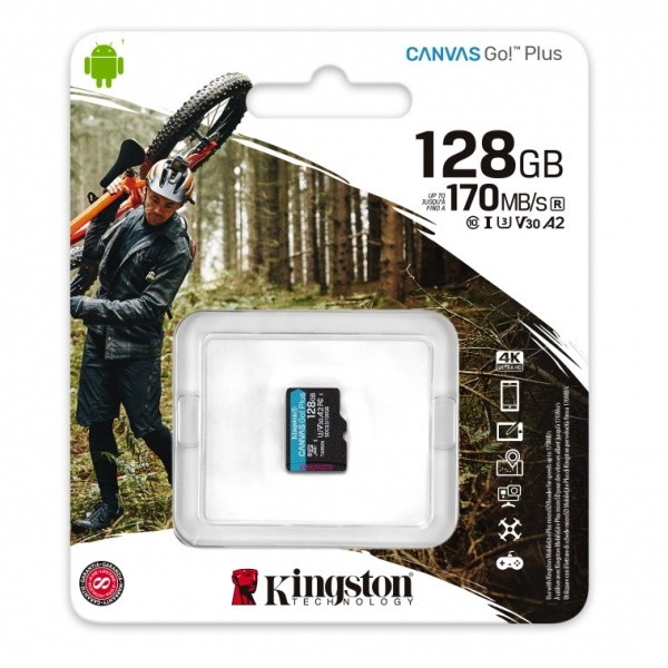 Cartão Micro SD 128GB – Kingston SDCG3/128GB