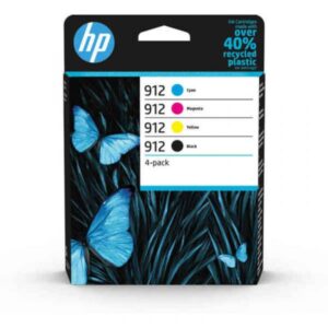 Tinteiro HP 912 6ZC74AE | pack preto + cores