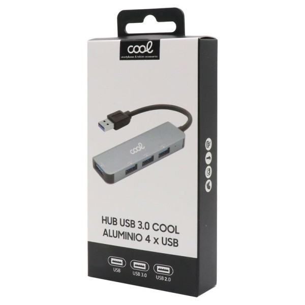 HUB USB 3.0 COOL - 4 portas | Alumínio