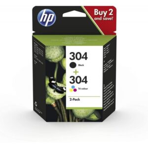 Tinteiro HP 304 3JB05AE | pack preto + cores