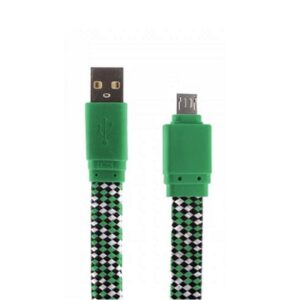 Cabo USB 2.0 APOKIN AP-01209 para Micro-USB - verde