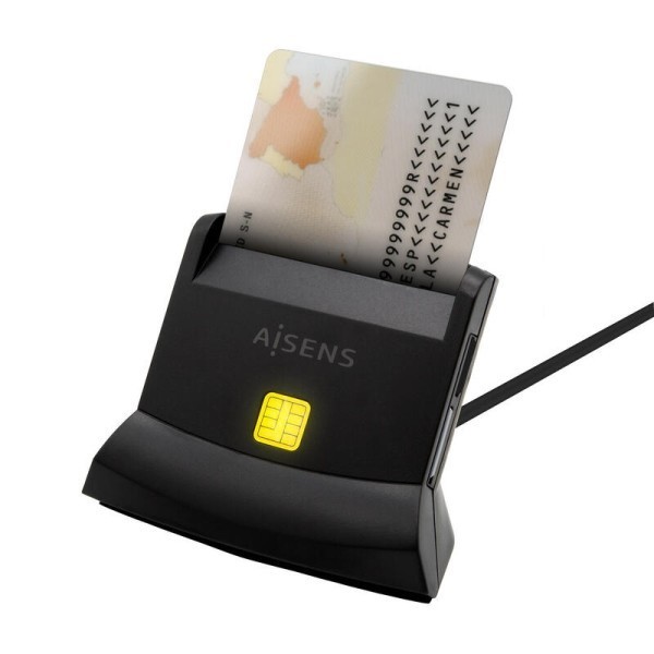 Leitor de Cartões AISENS ASCR-SN04CSD-BK - USB Tipo-C 1