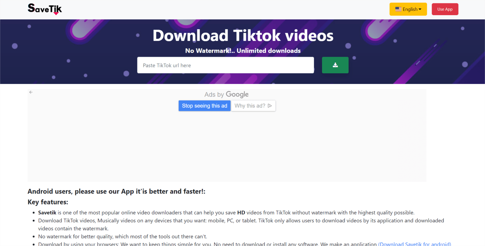 16 sites grátis para descarregar vídeos do TikTok 14