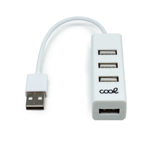 HUB USB 2.0 COOL - 4 portas - Branco