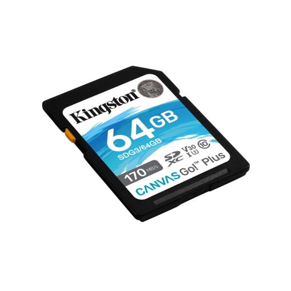 Cartão SD 64GB – KINGSTON CANVAS